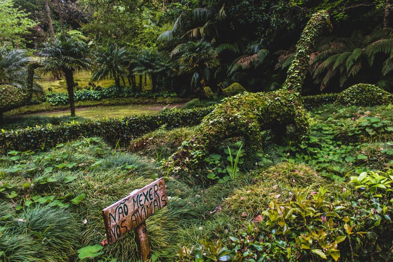 Terra nostra topiary animal